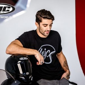 HJC Helmets announced Andrea lannone as a sponsored rider