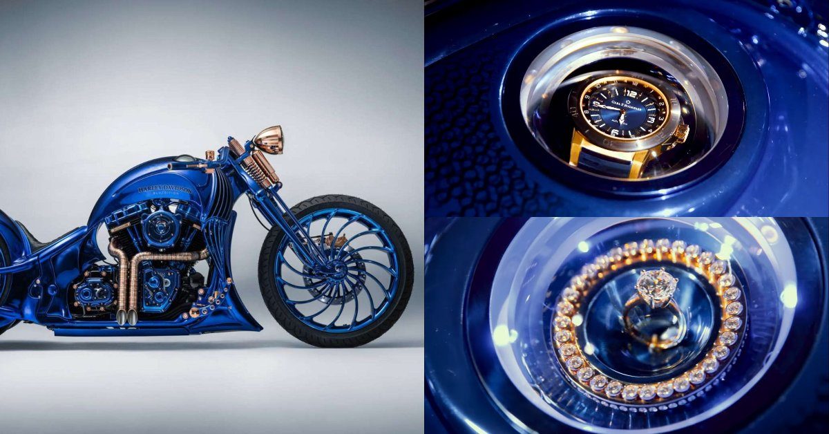 Most Expensive Motorcycle Ever: Meet The $1.8 Million Harley-Davidson Blue  Edition