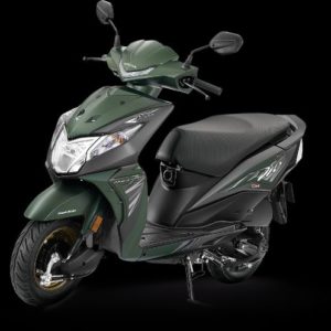 Honda Dio Deluxe matte Marshal Metallic Green