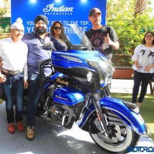 Indian Roadmaster Elite handed over to Mr