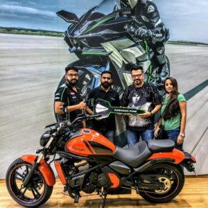 Indias first Pearl Lava Orange Kawasaki Vulcan S