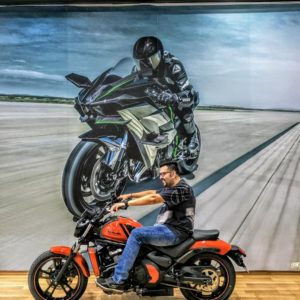 Indias first Pearl Lava Orange Kawasaki Vulcan S Delivered In Pune