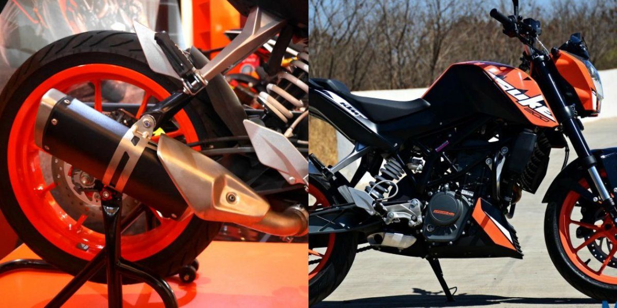 KTM Duke With Side Mounted Exhaust Feature Image