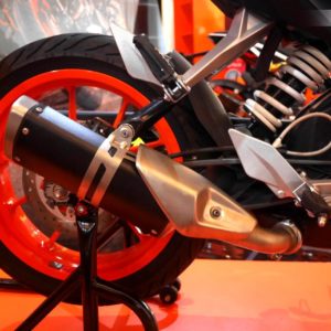 KTM Duke With Side Mounted Exhaust Indonesia Show