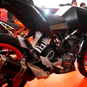 KTM Duke With Side Mounted Exhaust Indonesia Show