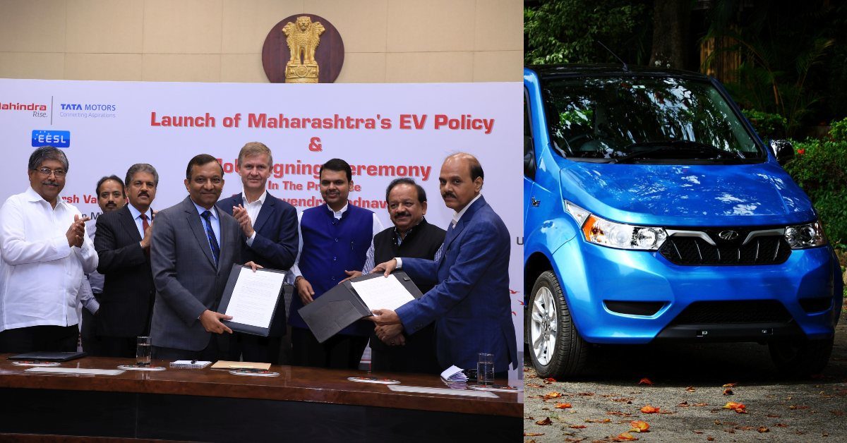 Mahindra Signs MOUs with Government of Maharashtra for Electric Vehicles