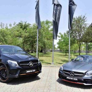 Mercedes AMG GLE  MATIC Coupe ‘OrangeArt’ and SLC  ‘RedArt’ Editions