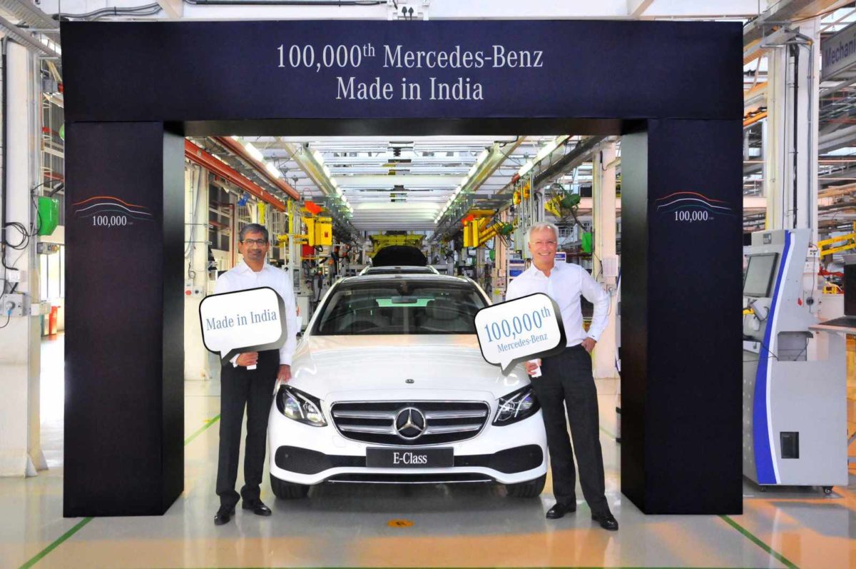 Mercedes Benz India Rolls Out Its th Car
