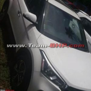 New Hyundai Creta At Dealership Spy Images