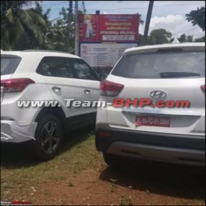 New Hyundai Creta At Dealership Spy Images