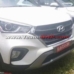 New Hyundai Creta At Dealership Spy Images