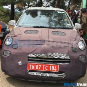 Upcoming Hyundai Santro spied testing