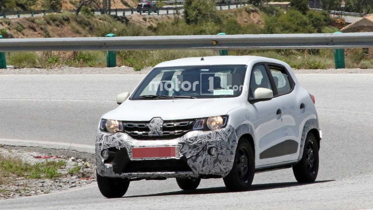 Renault Kwid Facelift Spied