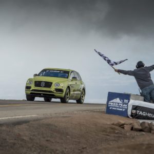 Bentley Bentayga smashes Production SUV record at Pikes Peak