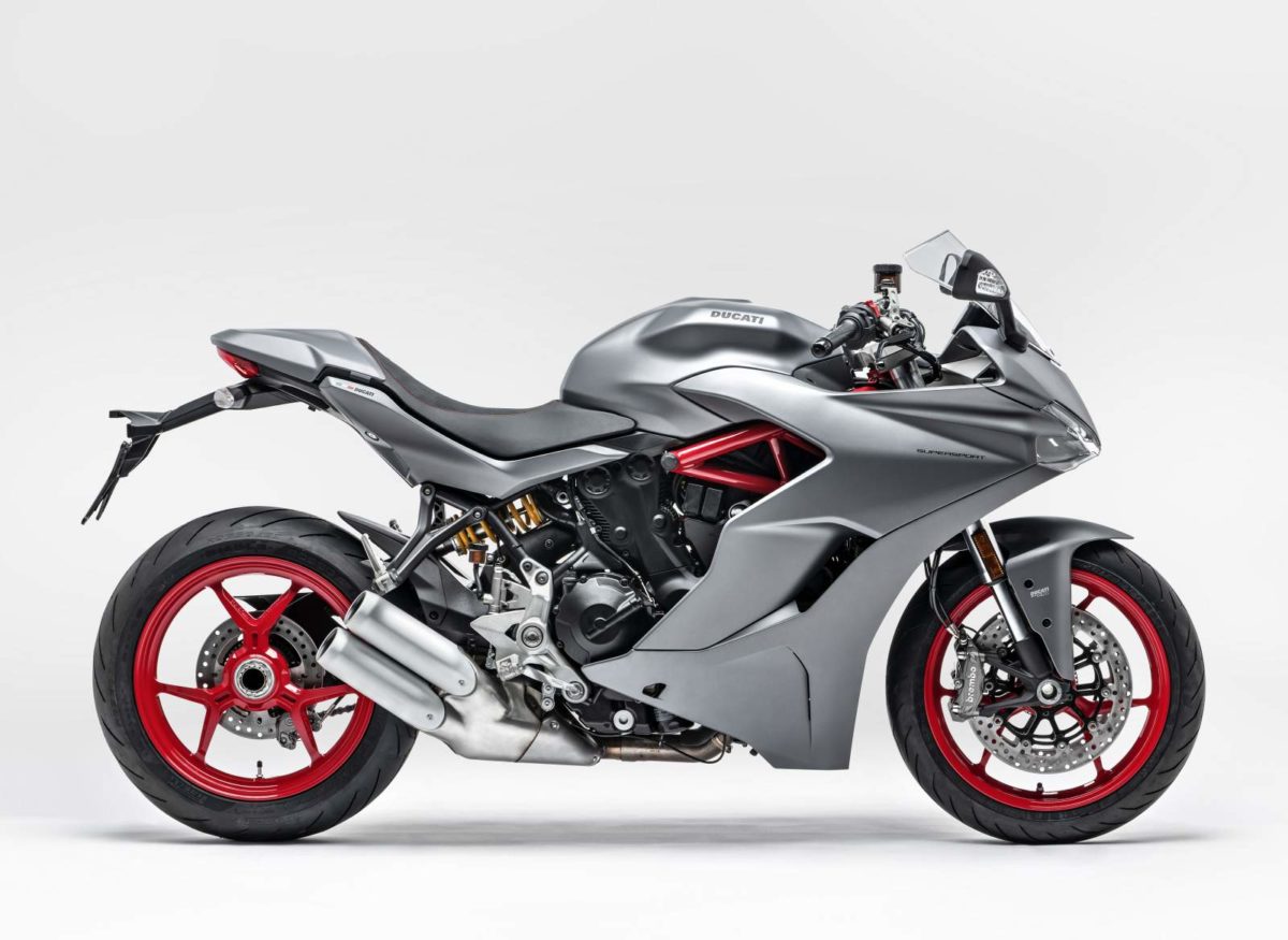 Ducati SuperSport Gets New Titanium Grey Paint With A Matt Finish