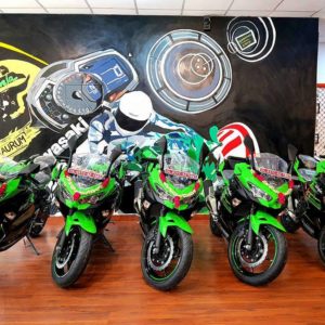 Kawasaki Delhi Delivers Five Ninja  Motorcycles In A Single Day