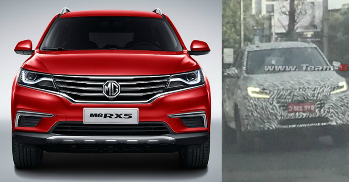 SPIED: MG Motor’s RX5 Spotted In Pune, India | Motoroids