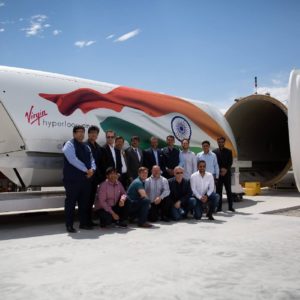 Maharashtra CM visits Hyperloop One test site