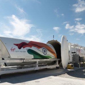 Maharashtra CM visits Hyperloop One test site