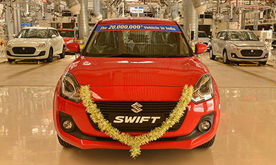 Maruti Suzuki  million production milestone new Swift e