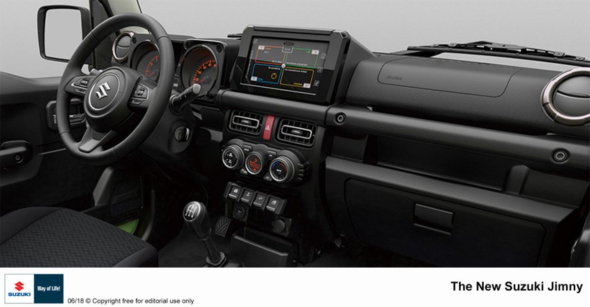 2018 suzuki jimny interior