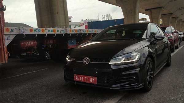 Volkswgaen Golf GTD spotted testing in India