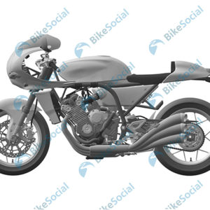 Honda Six Cylinder Retro Motorcycle Patent Images