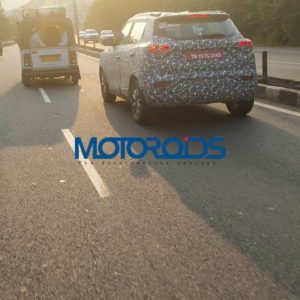 Mahindra S spyshot rear rolliing