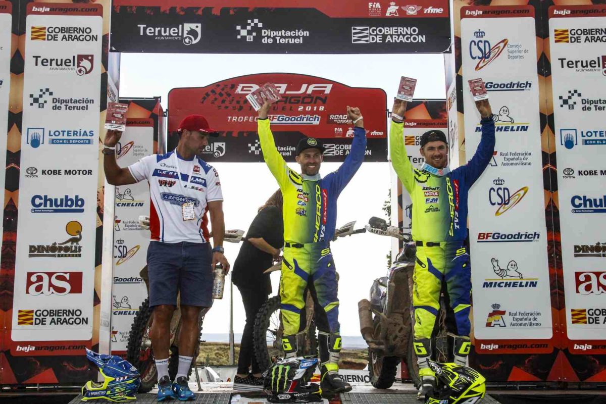 Sherco TVS Factory Rally Team Wins th Edition Of Baja Aragon Championship