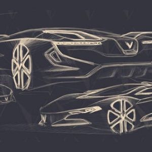 Shul by Vazirani Automotive Sketches