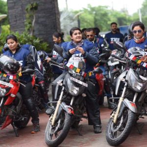 TVS Apache Owners Groups Ride To ‘Race to the Clouds’ Flagged Off From New Delhi