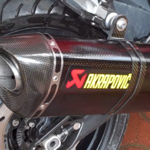 TVS Apache RR Akrapovic Exhaust