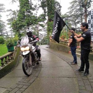 Triumph Spiti Trails  Flag Off