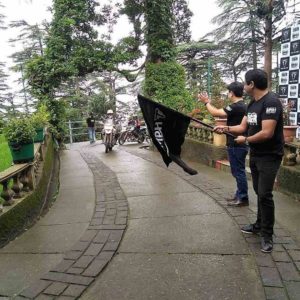 Triumph Spiti Trails  Flag Off