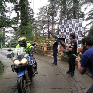 Triumph Spiti Trails  Flag Off