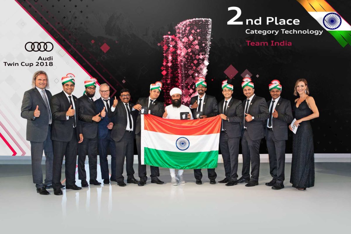 Audi India team bags nd place in the International Finals of the Audi Twin Cup