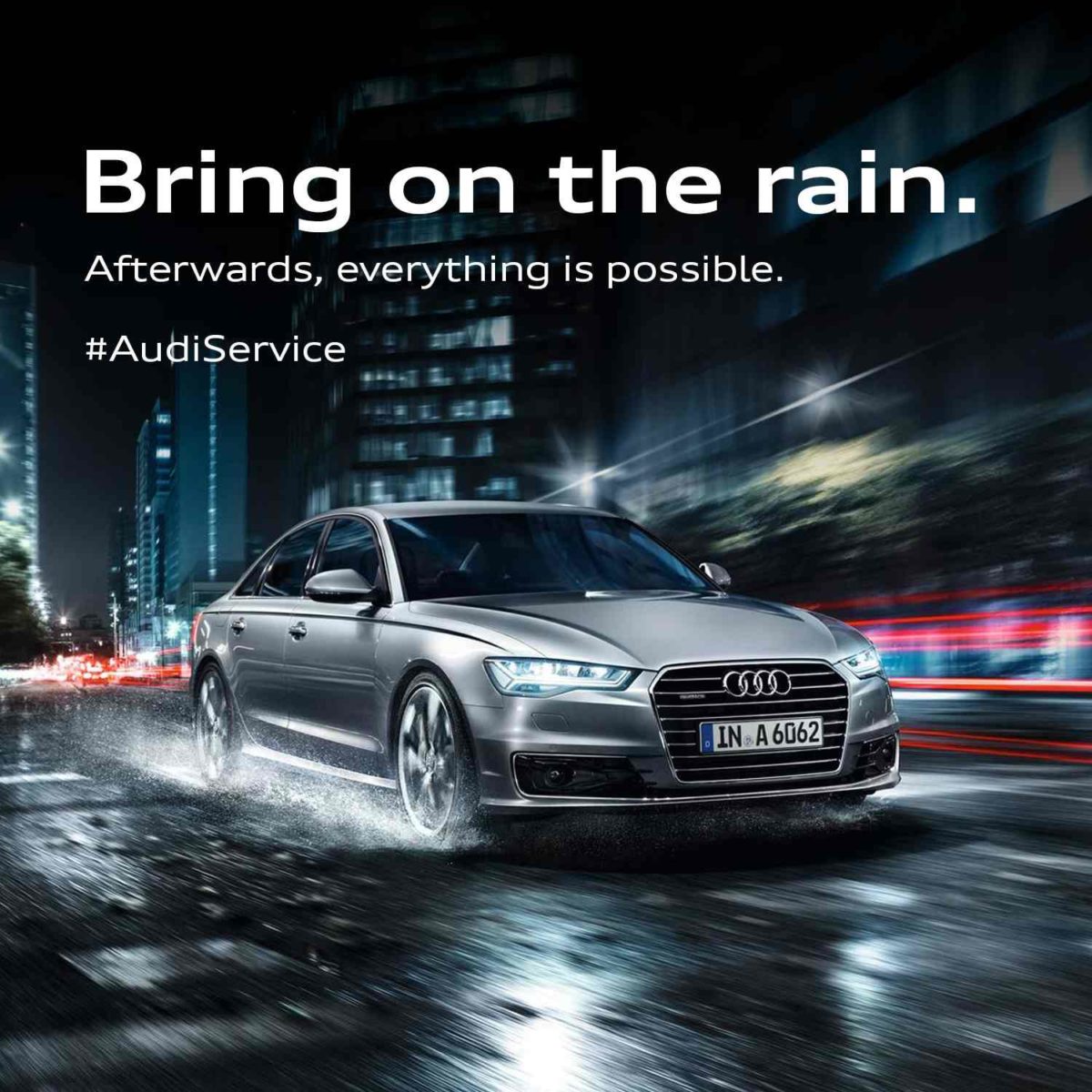 Audi Monsoon Campaign – ‘Bring on the rain’