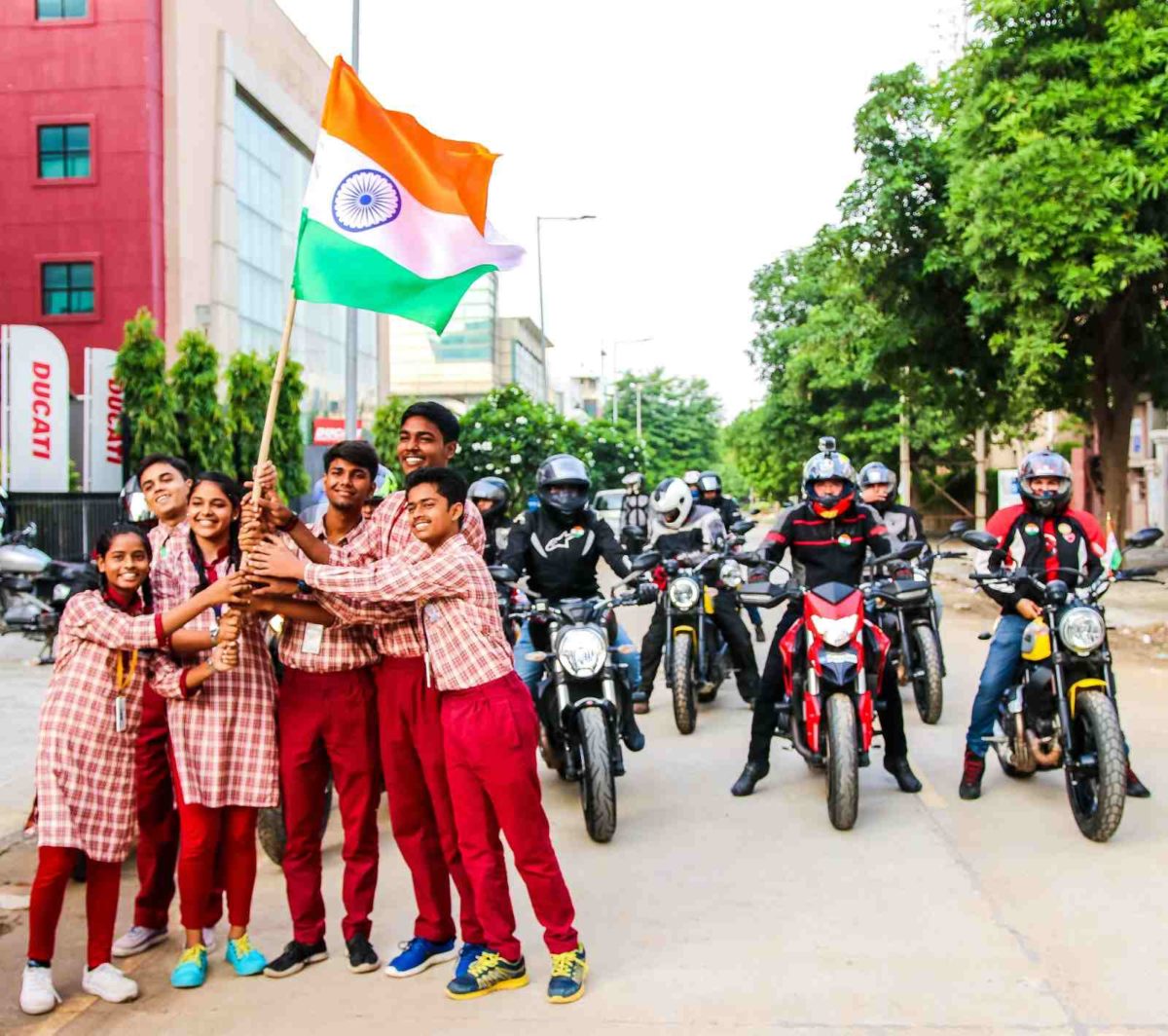 Ducati India Successfully Concluded Its First Independence Day Ride