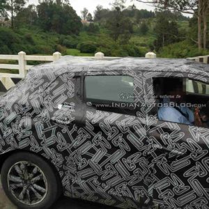 Heavily Camouflaged Test Mule Of Nissan Kicks Spied In India