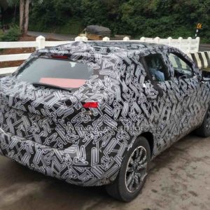 Heavily Camouflaged Test Mule Of Nissan Kicks Spied In India