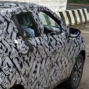 Heavily Camouflaged Test Mule Of Nissan Kicks Spied In India