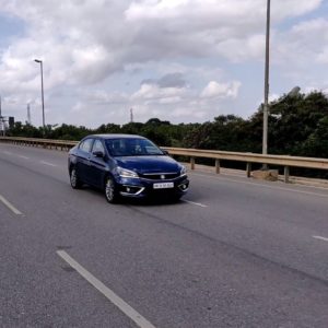 New  Maruti Suzuki Ciaz tracking zoom out