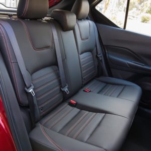 Nissan Kicks rear seat