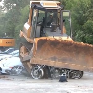 Performance And Luxury Cars Destroyed In Philippines