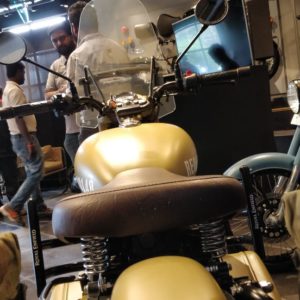 Royal Enfield Classic Signals launch saddle side