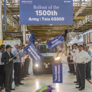Tata Motors Rolls Out th GS Safari Storme For The Indian Army