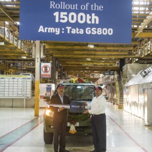 Tata Motors Rolls Out th GS Safari Storme For The Indian Army