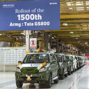 Tata Motors Rolls Out th GS Safari Storme For The Indian Army