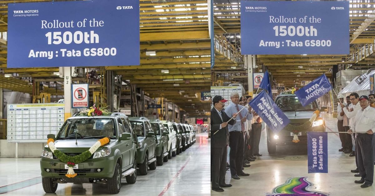 Tata Motors Rolls Out th GS Safari Storme For The Indian Army Feature Image
