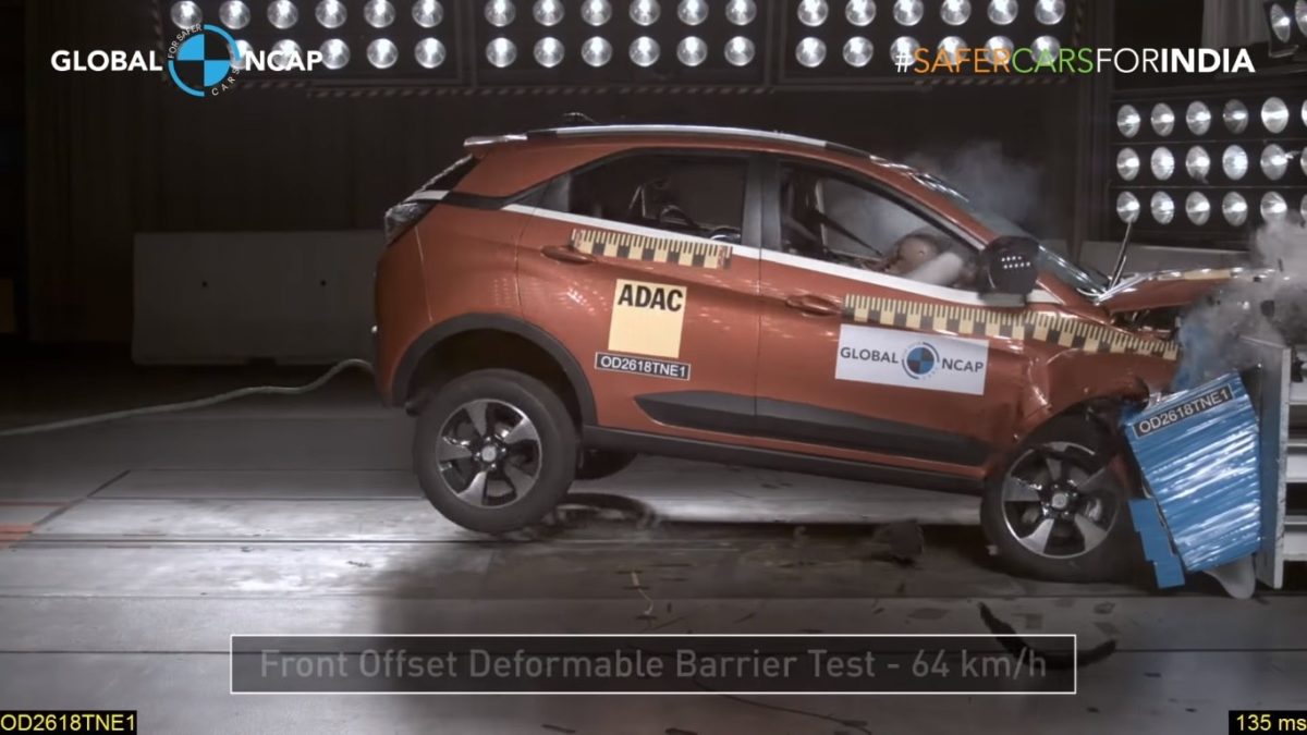 Tata Nexon Scores  Star Adult Safety Rating From Global NCAP Feature Image